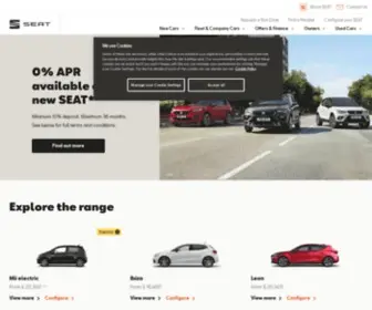 Seat.co.uk(Discover our range of new & used cars) Screenshot