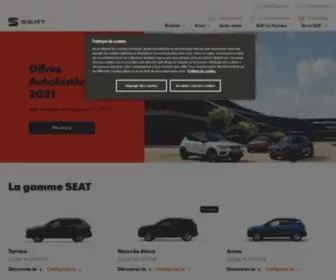Seat.lu(Site officiel SEAT) Screenshot