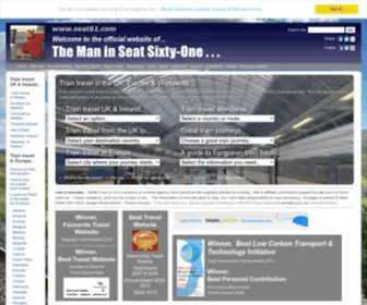 Seat61.com(The Man in Seat 61) Screenshot