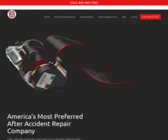 Seatbeltrestore.com(Seat Belt Repair) Screenshot