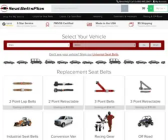 Seatbeltsplus.com(Replacement seat belts) Screenshot