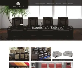 Seatcraft.com(Home Theater Seating & Sectionals) Screenshot
