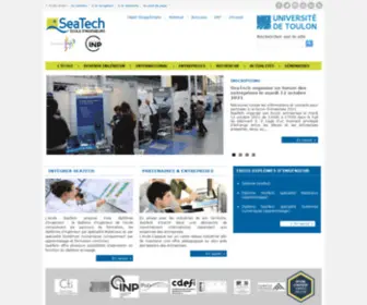 Seatech.fr(Ecole d'ingénieurs de l'Université de Toulon) Screenshot