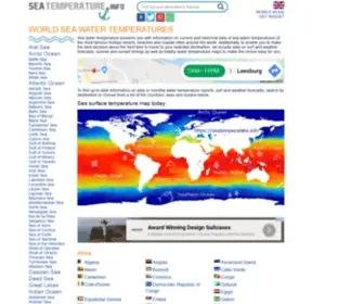 Seatemperature.info(Sea water temperature) Screenshot