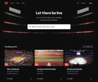 Seatgeek.com(Your Ticket to Sports Games) Screenshot
