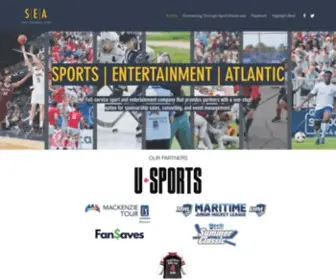 Seatlantic.ca(Sports & Entertainment Atlantic) Screenshot