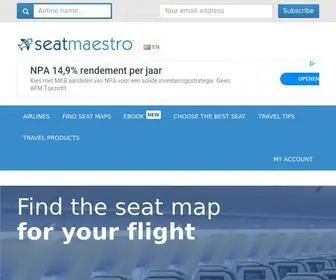 Seatmaestro.com(Airline Seating Charts) Screenshot