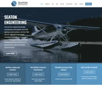 Seatoneng.com(Seaton Engineering) Screenshot