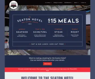 Seatonhotel.com.au(Seaton Hotel) Screenshot