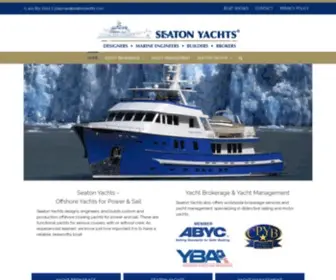 Seatonyachts.com(SEATON YACHTS) Screenshot