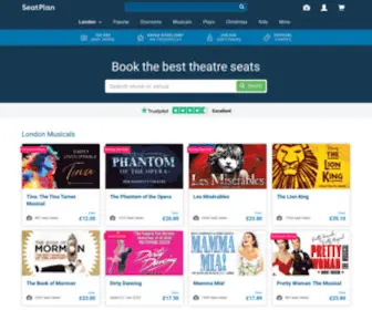 Seatplan.com(Book the Best Theatre Tickets by Seat View) Screenshot