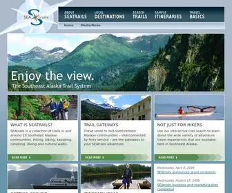 Seatrails.org(The Southeast Alaska Trail System) Screenshot