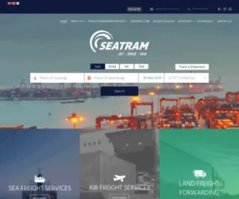 Seatram.com.au(Freight Forwarders and Logistics) Screenshot