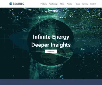 Seatrec.com(Energy harvesting for ocean drones) Screenshot