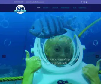 Seatrekcayman.com(Sea Trek helmet diving) Screenshot