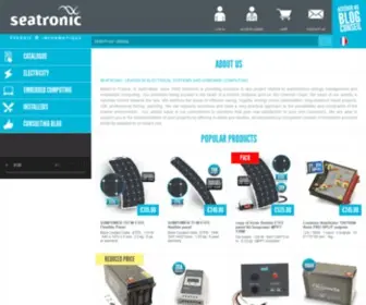 Seatronic.fr(Electricité marine) Screenshot