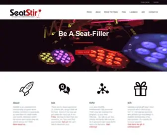 Seatstir.com(For a great mix of entertainment events) Screenshot