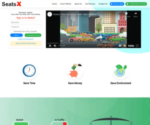 Seatsx.com(SeatsX) Screenshot