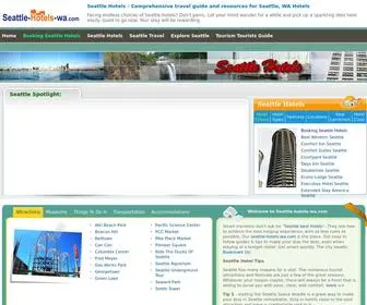 Seattle-Hotels-WA.com(Seattle WA Hotels and Travel Information) Screenshot