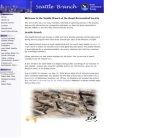 Seattle-Raes.org(RAeS Seattle Branch) Screenshot