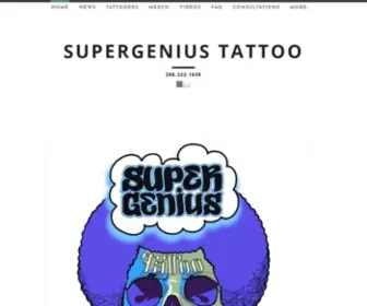 Seattle-Tattoos.com(Supergenius Tattoo) Screenshot