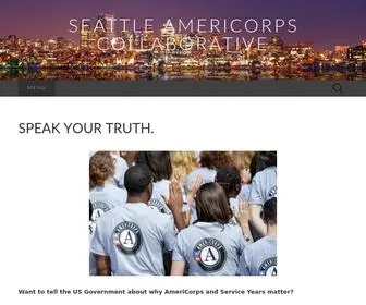 Seattleamericorps.org(Seattle AmeriCorps Collaborative) Screenshot