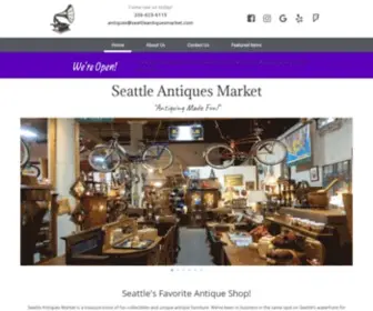 Seattleantiquesmarket.com(Seattle Antiques Market) Screenshot