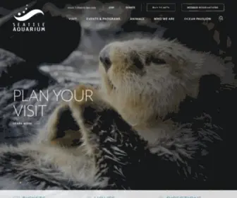 Seattleaquarium.org(Seattle Aquarium) Screenshot