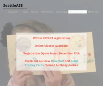 Seattlease.org(After School Enrichment in the Seattle area) Screenshot