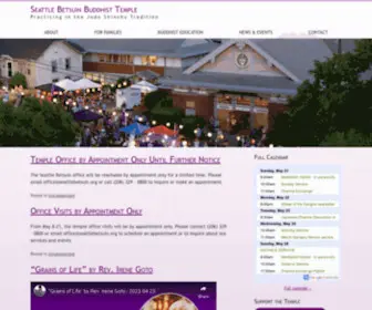 Seattlebetsuin.com(Seattle  Buddhist  Church) Screenshot