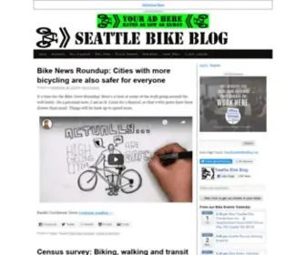 Seattlebikeblog.com(Seattle Bike Blog) Screenshot