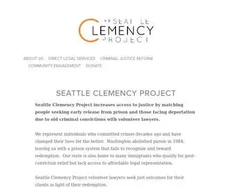 Seattleclemencyproject.org(The Seattle Clemency Project) Screenshot