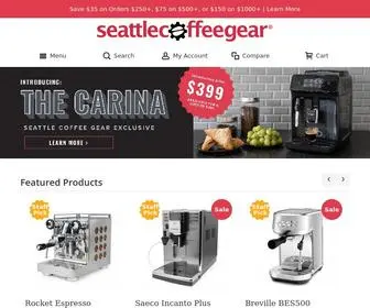 Seattlecoffeegear.com(Espresso Machines) Screenshot