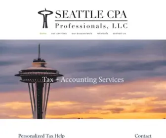 SeattlecPaprofessionals.com(Seattle CPA Professionals) Screenshot