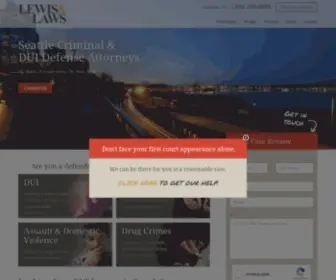Seattlecriminaldefenselawfirm.com(Seattle DUI Attorney & Criminal Defense Lawyer) Screenshot