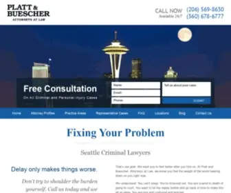 Seattlecriminallawyerhelp.com(Criminal Defense Lawyer) Screenshot