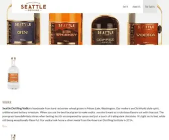 Seattledistilling.com(Making spirits right) Screenshot