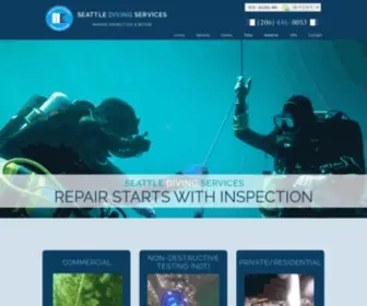 Seattledivingservices.com(Seattle Diving Services) Screenshot