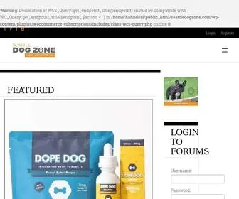 Seattledogzone.com(Seattle dog zone) Screenshot