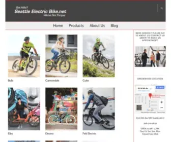 Seattleelectricbike.net(Seattle Electric Bike) Screenshot