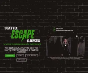 Seattleescapegames.com(Seattle Escape Games) Screenshot