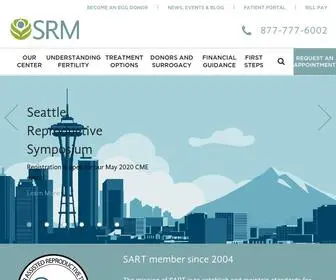 Seattlefertility.com(Fertility Clinic) Screenshot