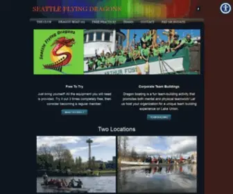 Seattleflyingdragons.org(The Seattle Flying Dragon Boat Club paddles year round on Lake Union and Kenmore. The club) Screenshot