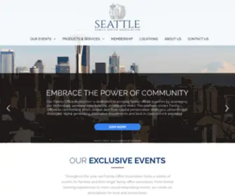 Seattlefoa.org(Seattle Family Office Association) Screenshot