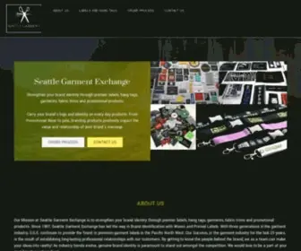 Seattlegarment.com(Seattle Garment Exchange) Screenshot