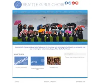 Seattlegirlschoir.org(Seattle Girls Choir) Screenshot