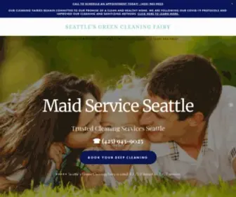 Seattlegreencleaningfairy.com(#1 House Cleaning Services) Screenshot