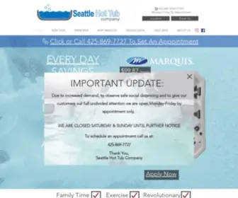 Seattlehottub.com(Best Hot Tub) Screenshot