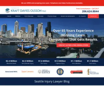 Seattleinjurylawyerblog.com(Kraft Davies Olsson PLLC) Screenshot