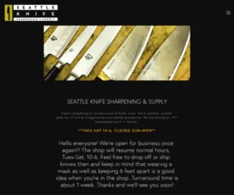 Seattleknifesharpening.com(Seattle Knife Sharpening & Supply) Screenshot